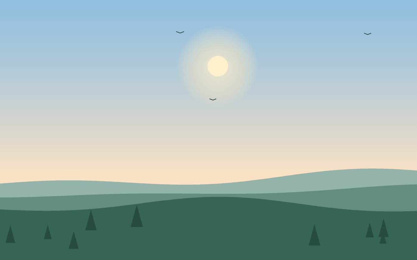 Landschaftsillustration