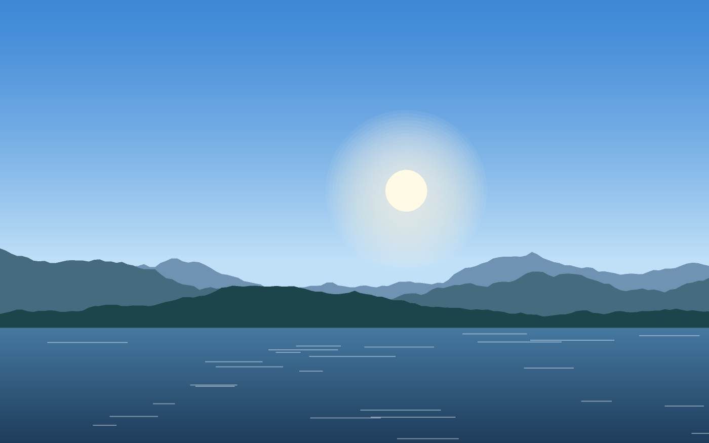 Landschaftsillustration