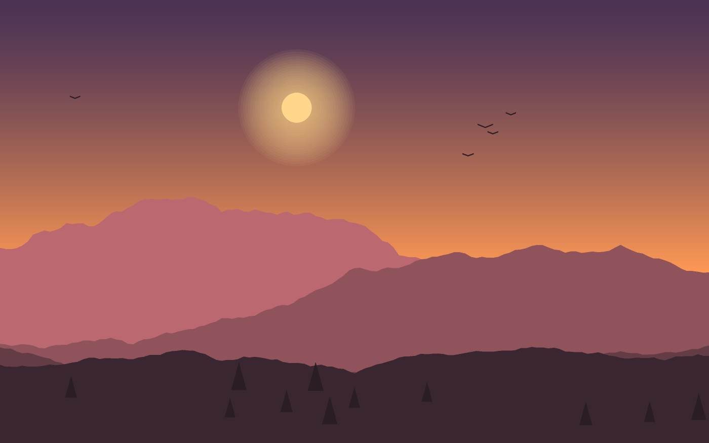 Landschaftsillustration
