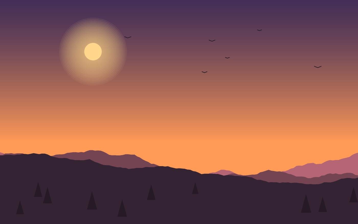 Landschapsillustratie