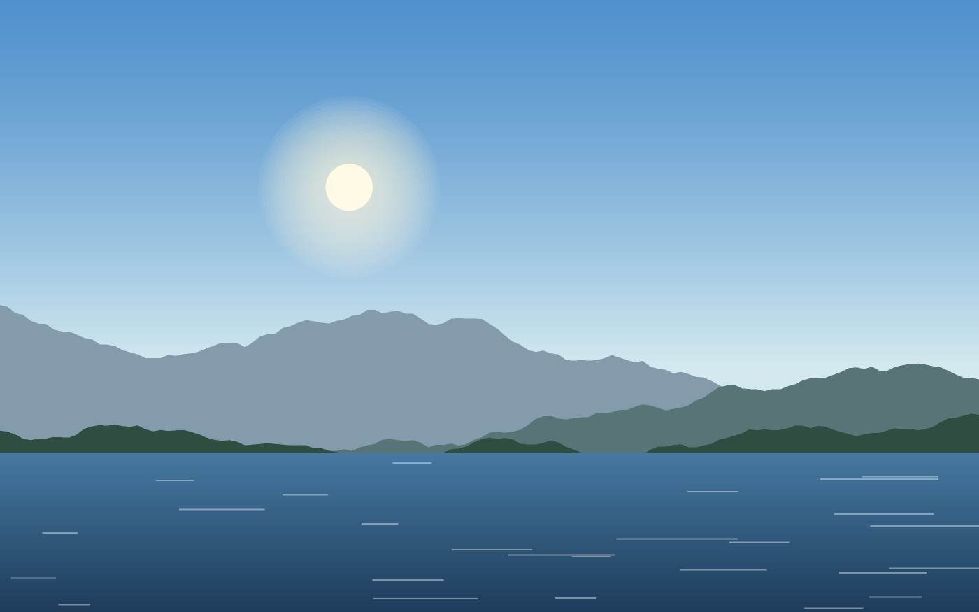 Landschaftsillustration