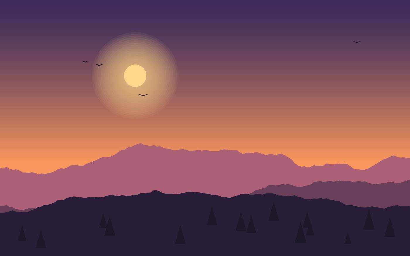 Landschapsillustratie