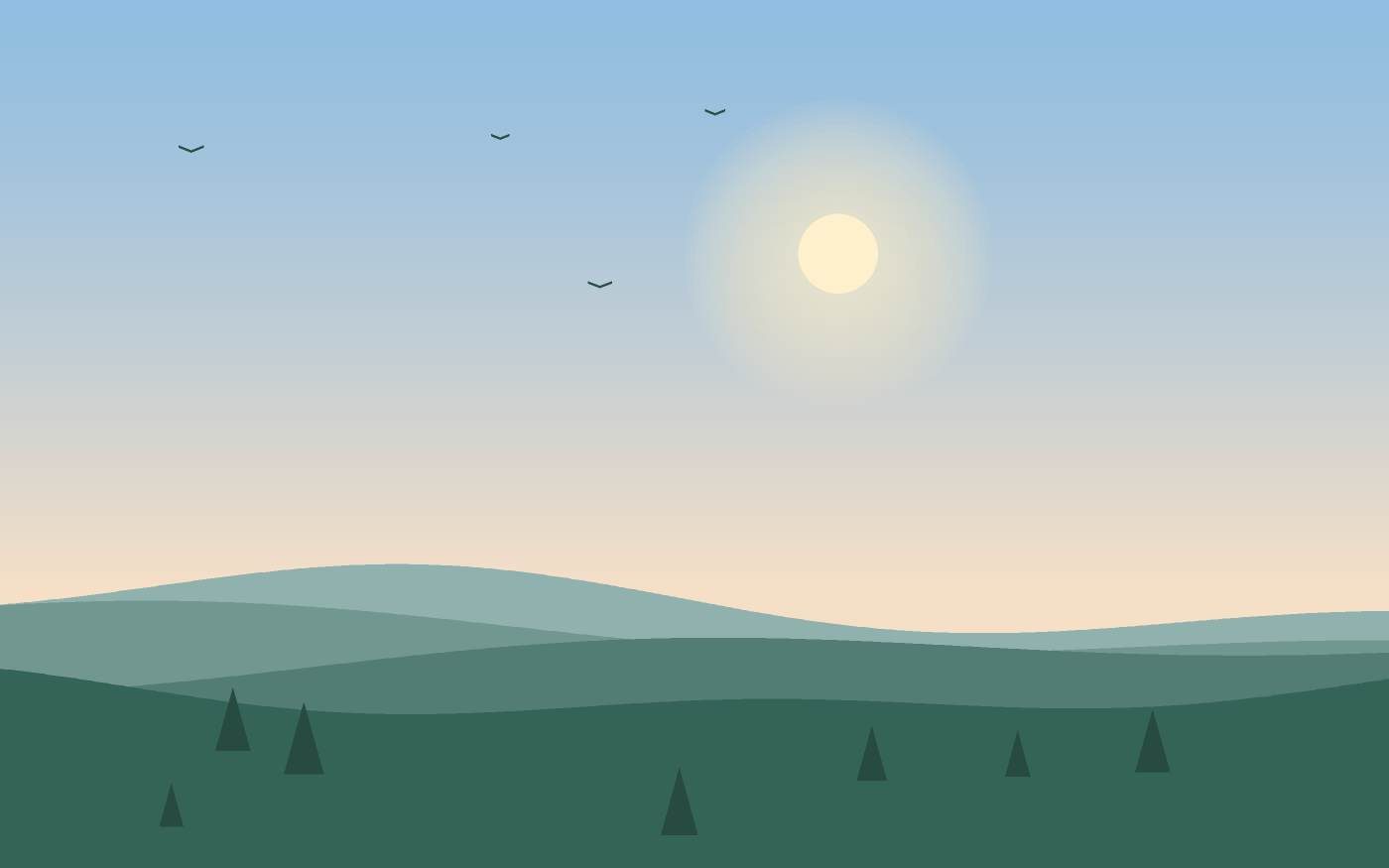 Ilustracja krajobrazu
